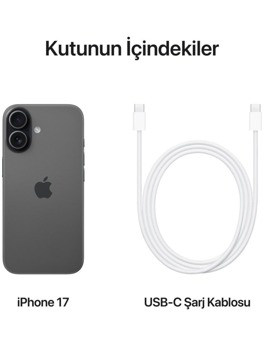 Apple iPhone 17 256 GB Siyah
